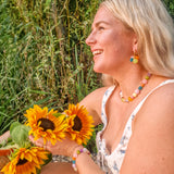 Necklace Summer Candy Berry Sunset