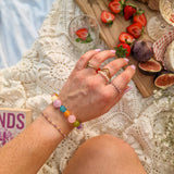 Necklace Summer Candy Berry Sunset