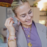 Necklace Summer Candy Berry Sunset