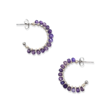 Oorbellen Shimmer Amethyst Paars
