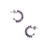Oorbellen Shimmer Amethyst Paars mini