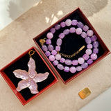 Hanger Pearl Pink Star of the Sea (Double sided)