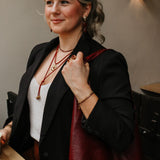 Ketting Burgundy Little Beads