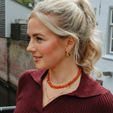 Ketting Apricot Stone