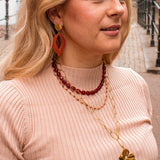 Ketting Burgundy Stone