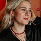 Ketting Burgundy Stone