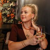 Ketting Apricot Stone