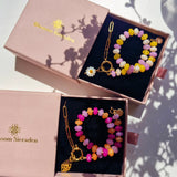 Necklace Summer Candy Berry Sunset