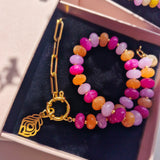 Necklace Summer Candy Berry Sunset
