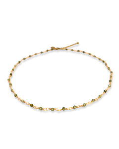 Necklace Shimmer Peridot green