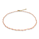 Necklace Shimmer Rose quartz