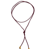 Ketting Cord Merlot Tie