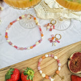Necklace Summer Candy Berry Sunset