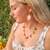 Necklace Summer Candy Berry Sunset