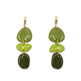 Oorbellen Matcha Green Pebbles