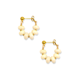 Oorbellen Candy Latte White