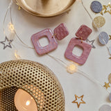 Oorbellen Pink Shimmer