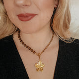 Ketting Smokey Quartz Brown