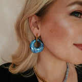 Oorbellen Charcoal Galaxy Organic