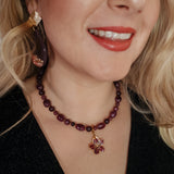 Hanger Midnight Plum Flower