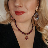 Hanger Midnight Plum Flower