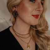 Ketting Apricot Faceted Mini