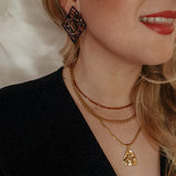 Golden Triangle Necklace