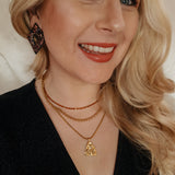 Ketting Apricot Faceted Mini