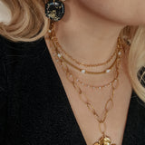 Ketting Gold Beads Pearls