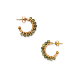 Oorbellen Shimmer Peridot Groen mini