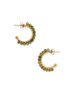 Oorbellen Shimmer Peridot Groen