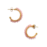 Oorbellen Shimmer Rose Quartz