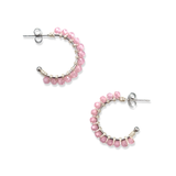 Oorbellen Shimmer Rose Quartz