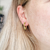 Oorbellen Shimmer Peridot Groen mini