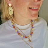 Ketting Chrystal Rose Duo