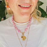 Ketting Kralen Lila Beads