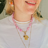 Ketting Kralen Lila Beads