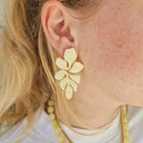 Oorbellen Butter Yellow Flower