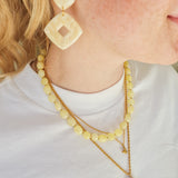 Ketting Butter Yellow Stone