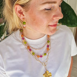 Necklace Summer Candy Berry Sunset