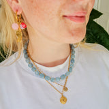 Ketting Light Blue Stone