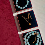 Armband Light Blue Stone