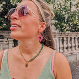 Summer Candy Leaf Pendant