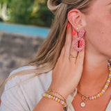 Summer Candy Daisy Flower Pendant