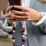 Ketting & Phone Cord Rosé Merlot Link