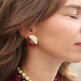 Oorbellen Merlot Butter Studs