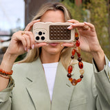 Ketting & Phone Cord Mocha Link