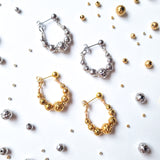 Oorbellen Essential Hammered Beads
