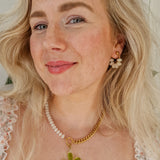 Oorbellen Candy Latte White