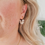 Oorbellen Candy Latte White